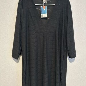 Women's Swimsuit Cover-Up, Black, Size S/m (8-10)